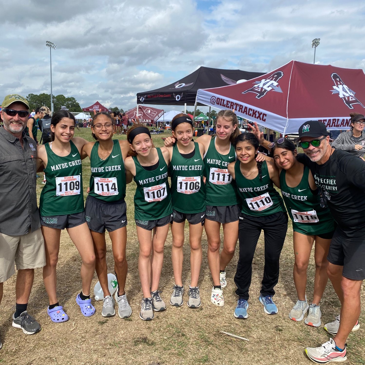 The Mayde Creek girls team had three individuals qualify for the state meet.